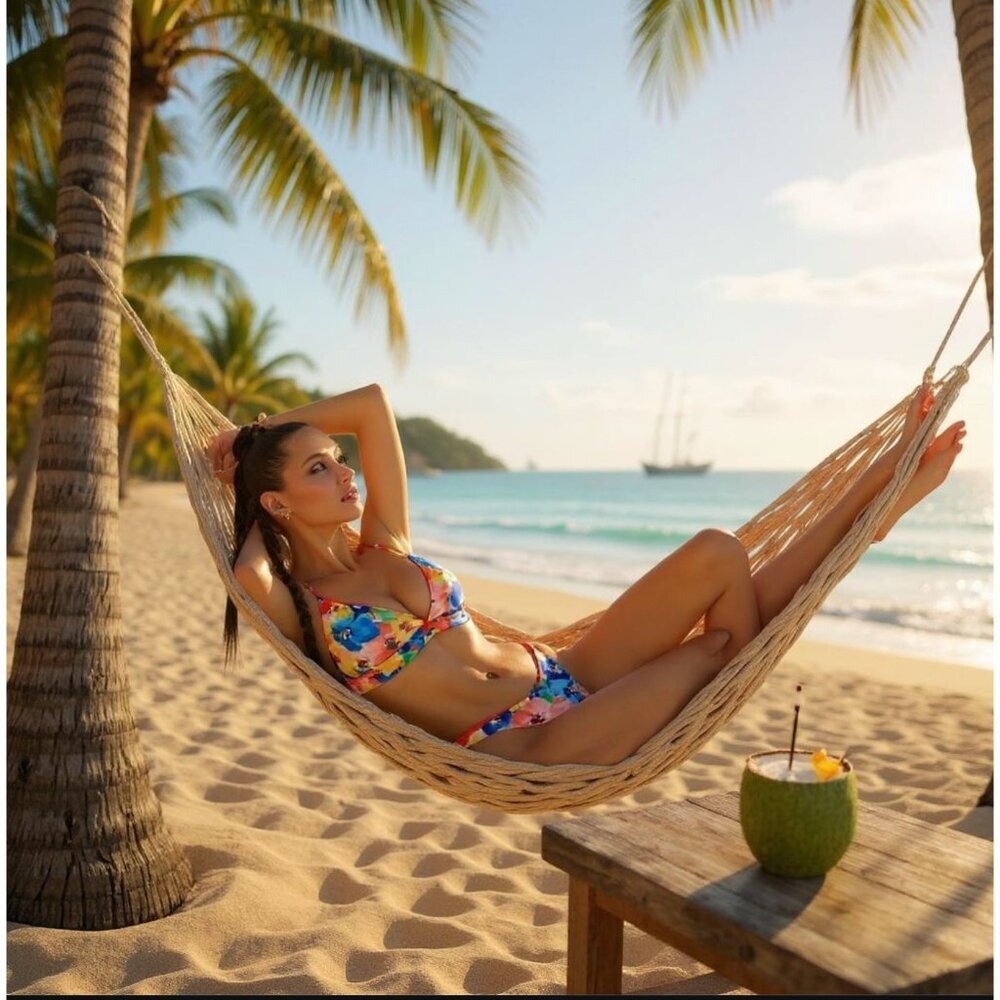 Current Mood ✦ Bikini Set ✦ Watercolor Floral Coquette Y2K Plunge Top V‑Cut XXS - Picture 6 of 8